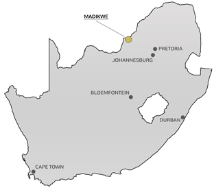 map of Madikwe Game Reserve